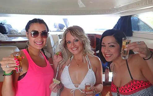 Enjoy a full open bar on our private boat charters