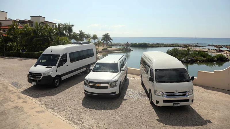 Private transportation for our private yacht and catamaran charters